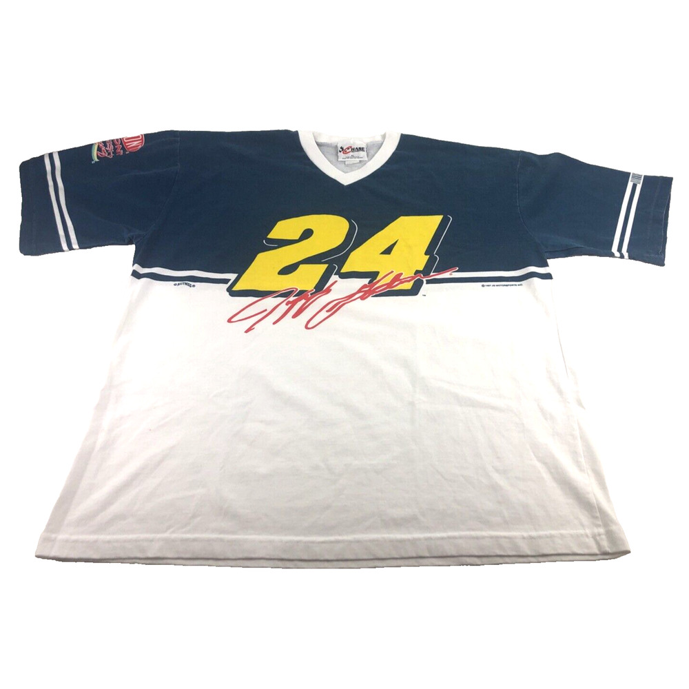 Nutmeg Nascar Jeff Gordon Men's Shirt XL Dupont Refinish Racing USA Vintage Nice